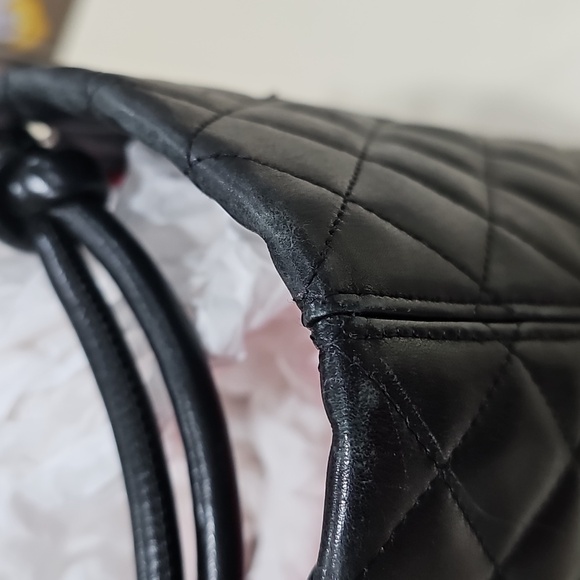 Authentic CHANEL Tote Bag Calfskin Cambon - Picture 11 of 16